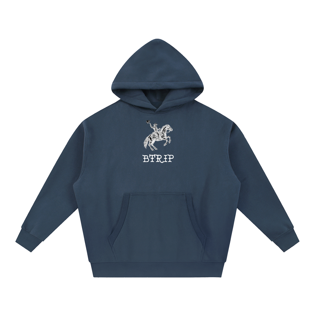 MVN UP & DOWN | The Essential Oversized Boxy Fleece Hoodie