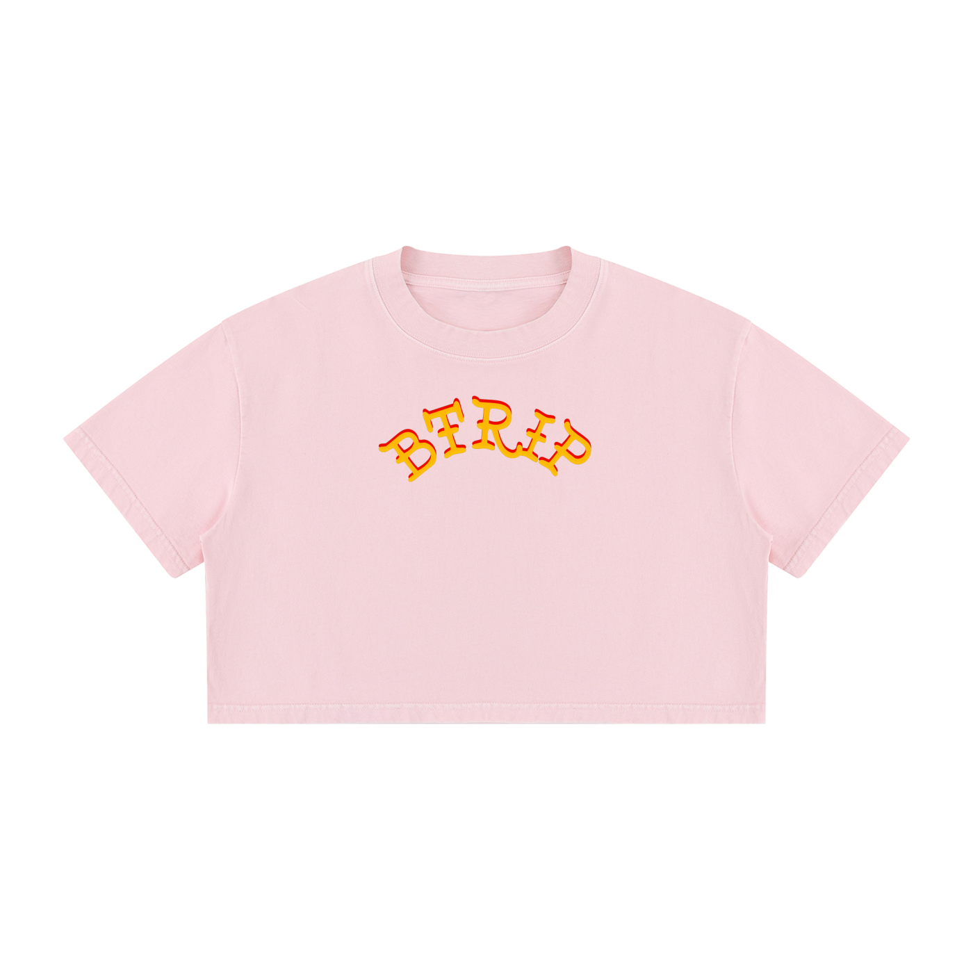 BEACH MELV - Mineral Wash Crop Isla Shirt