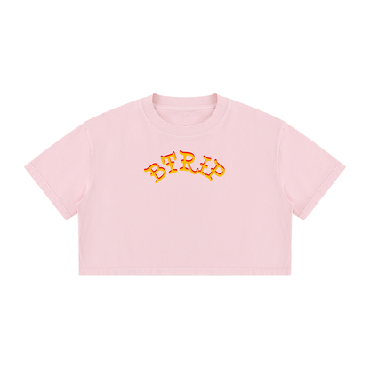 BEACH MELV - Mineral Wash Crop Isla Shirt