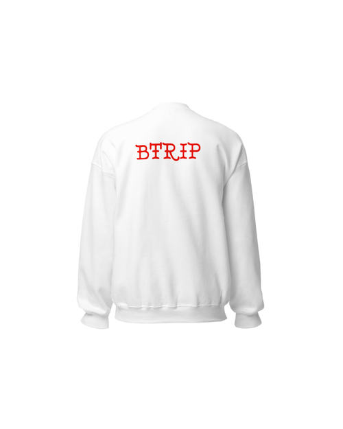 BTRIP Crewneck Sweatshirt — White