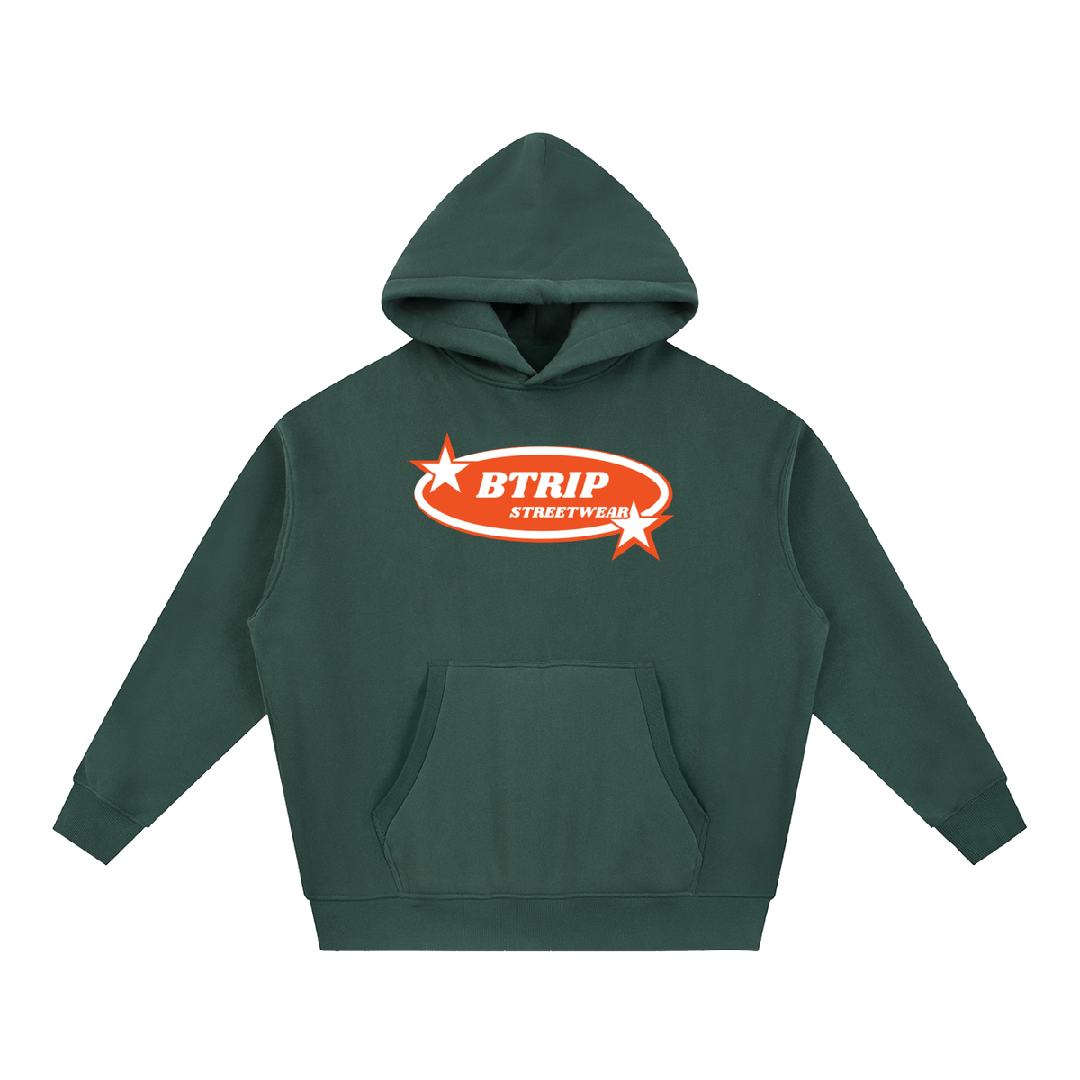 BTRIP STREETWEAR | Essential Oversized Boxy Fleece Hoodie