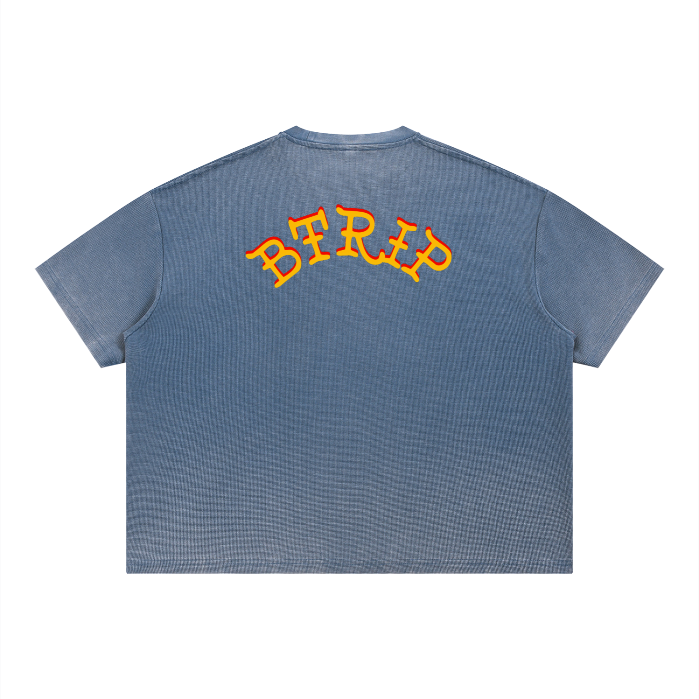 NOT VFRVID - Unisex Vintage Wash Sunfade Boxy Waffle T-Shirt