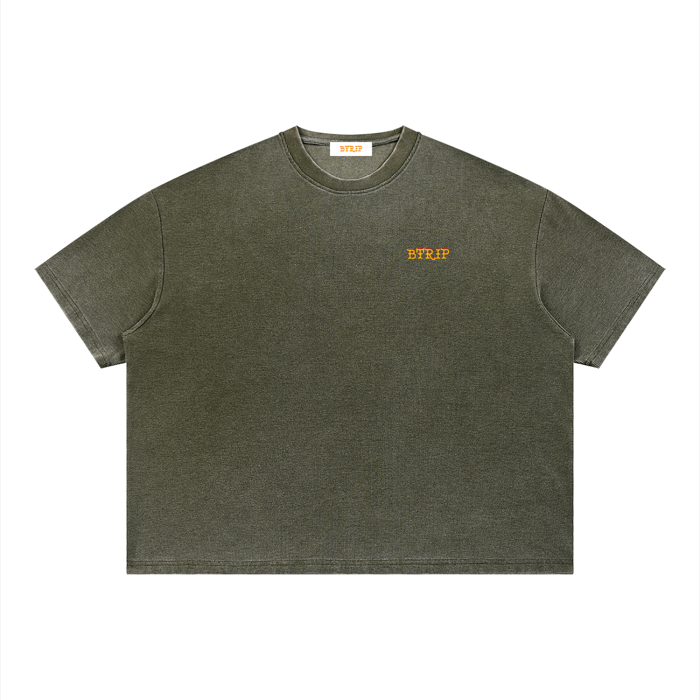 NOT VFRVID - Unisex Vintage Wash Sunfade Boxy Waffle T-Shirt