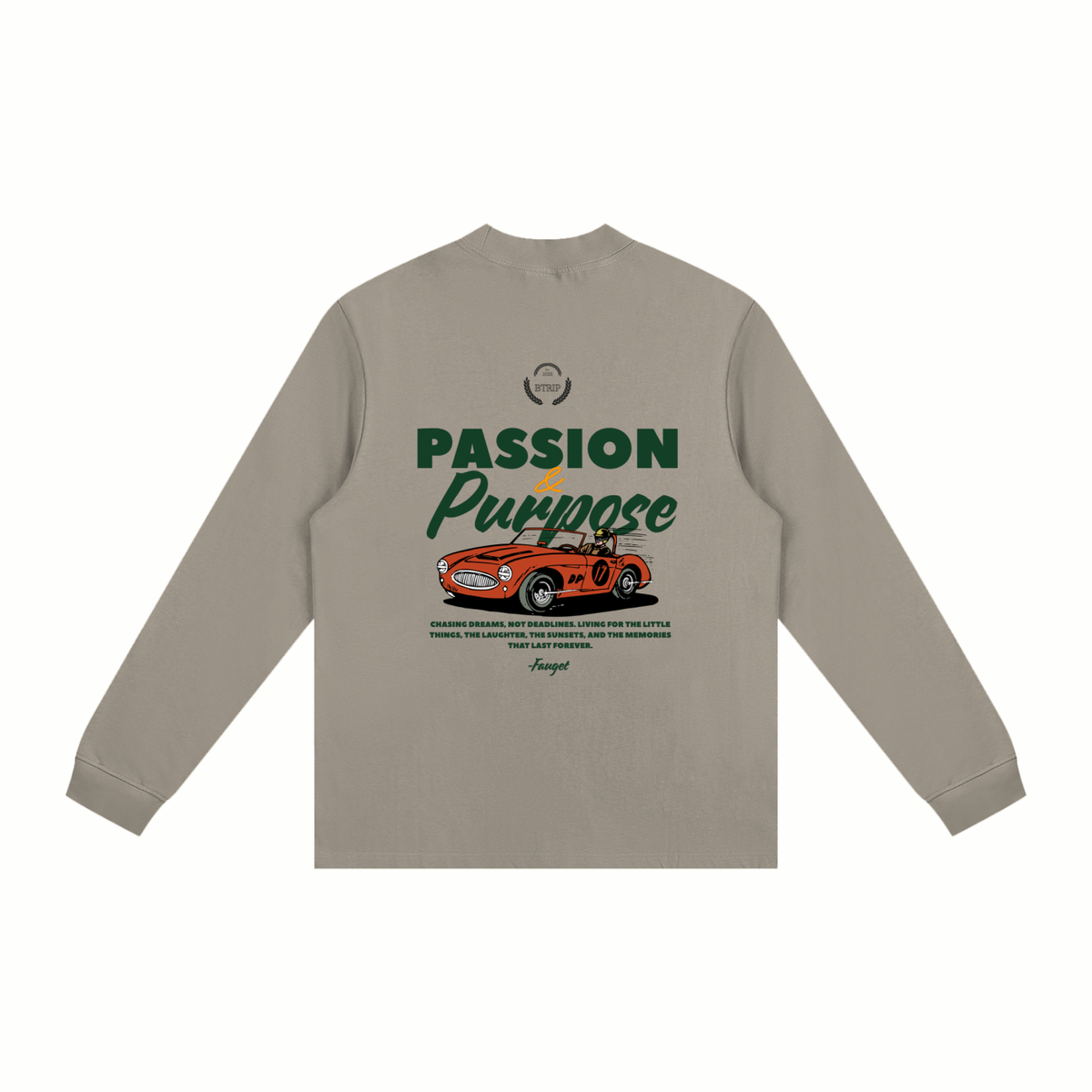 C&A PVSSION & PURPOSE | The Essential Non-Shrink Mock Neck Sweatshirt
