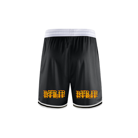 ISSVNTIVL - Classic Stripe Trim Basketball Shorts