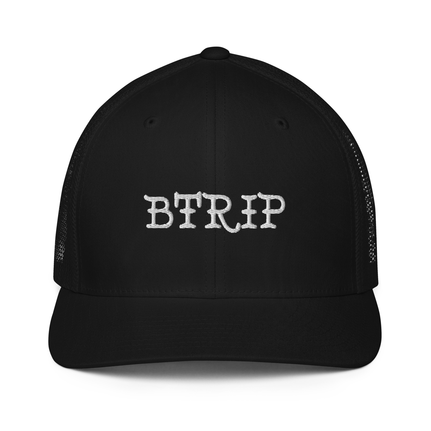 BTRIP Trucker Cap — Black | Classic Mesh Snapback