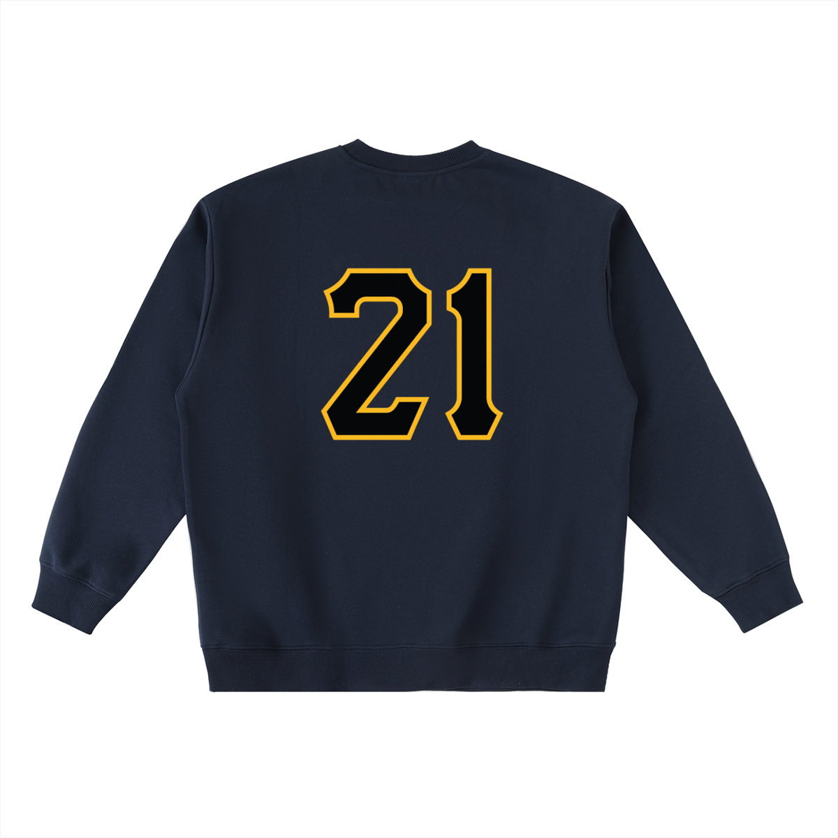PIRVTES - Oversized Crewneck Taped Sweatshirt
