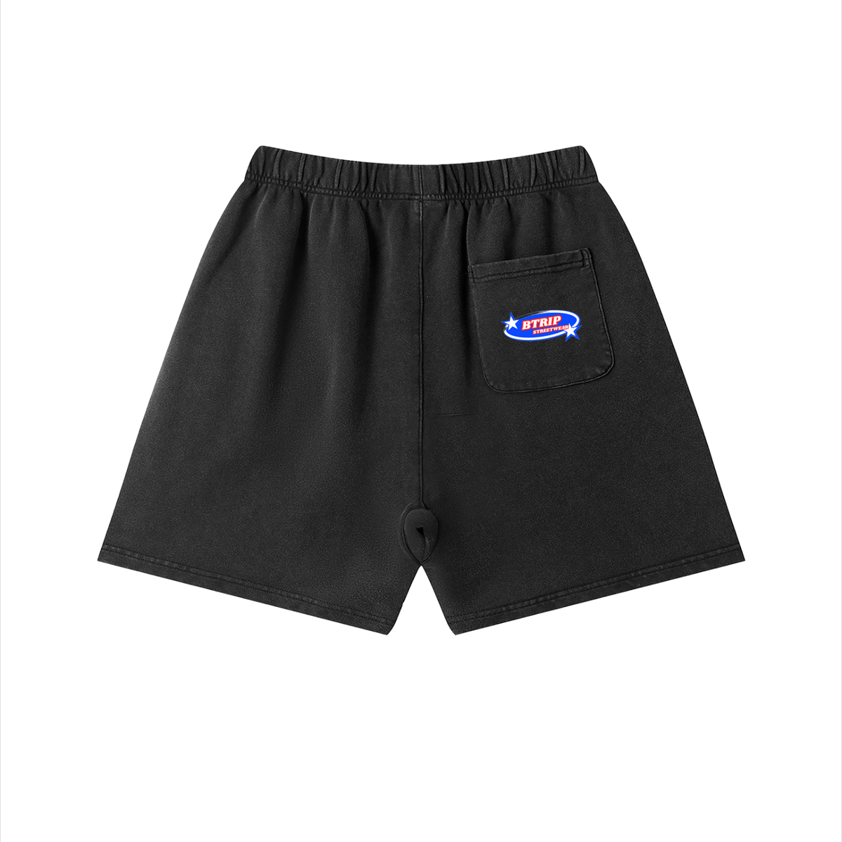 BTRIP STREETWEAR | Unisex Vintage Wash Cotton Shorts