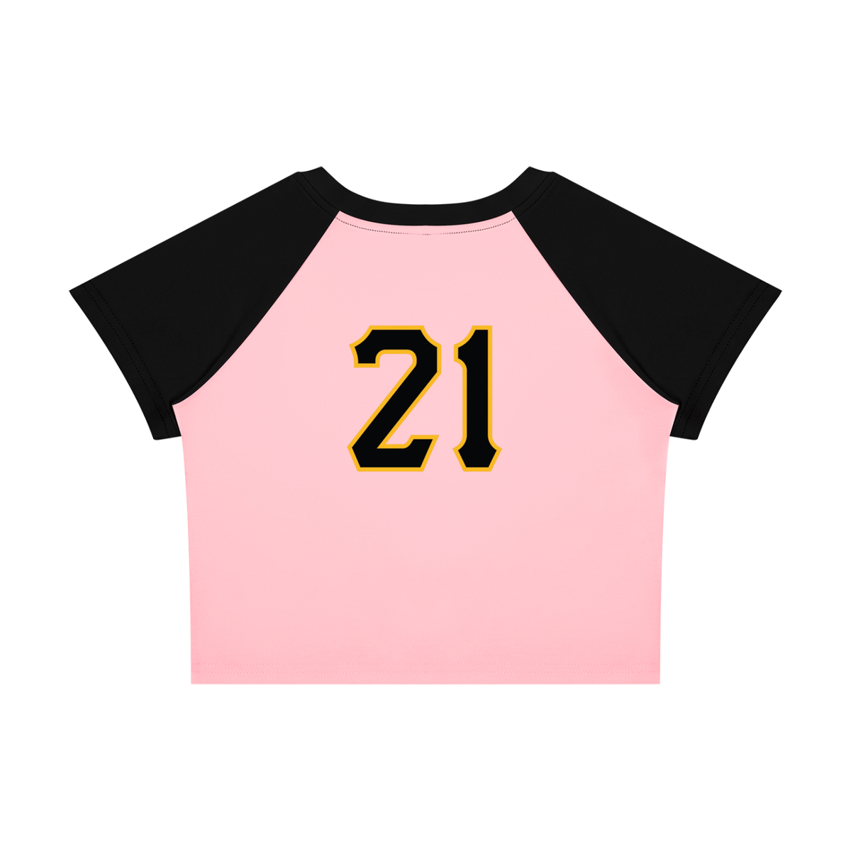 PIRVTES - Women’s Raglan Color Block Baby T-Shirt