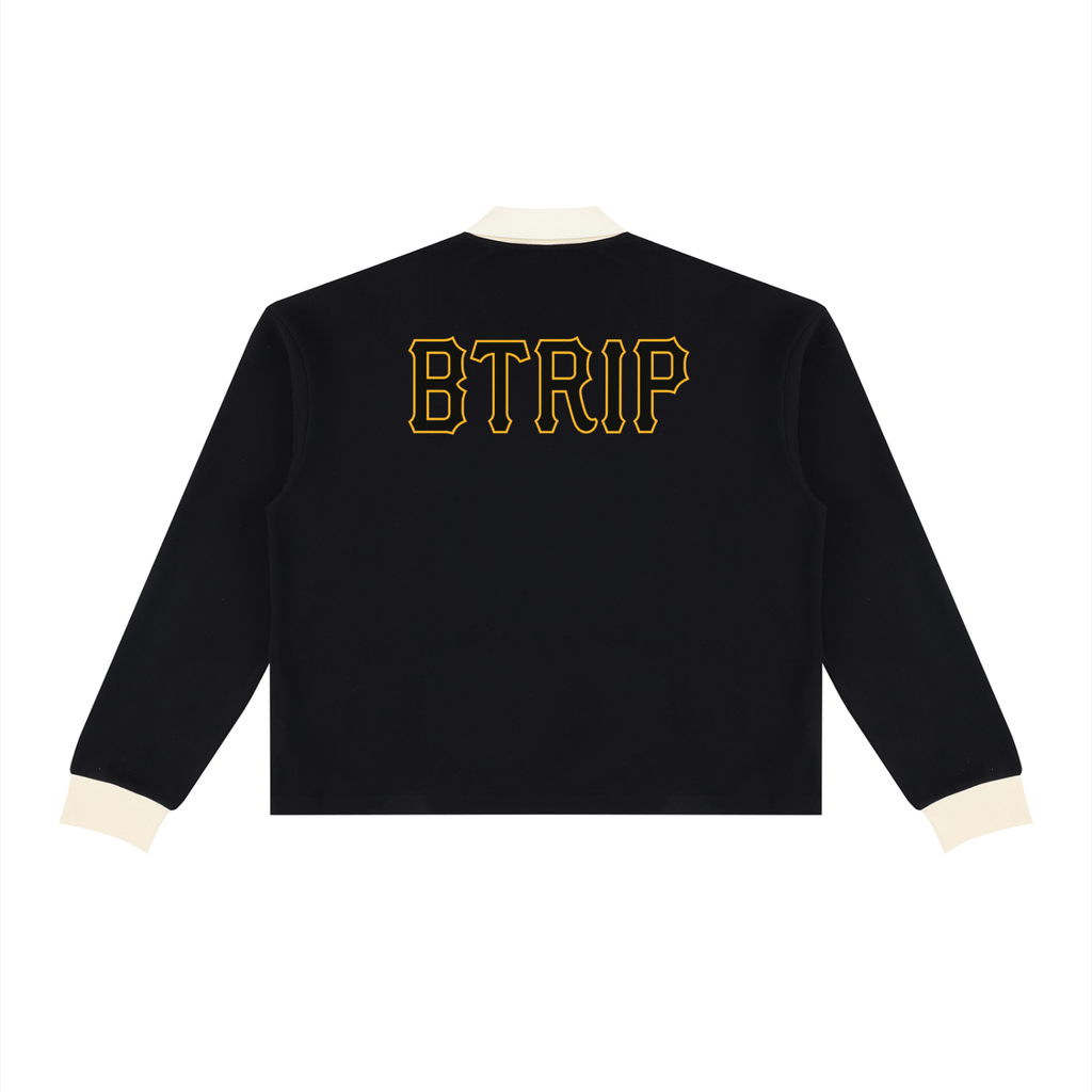 FINE - Unisex Color Block Long Sleeve Sweatshirt