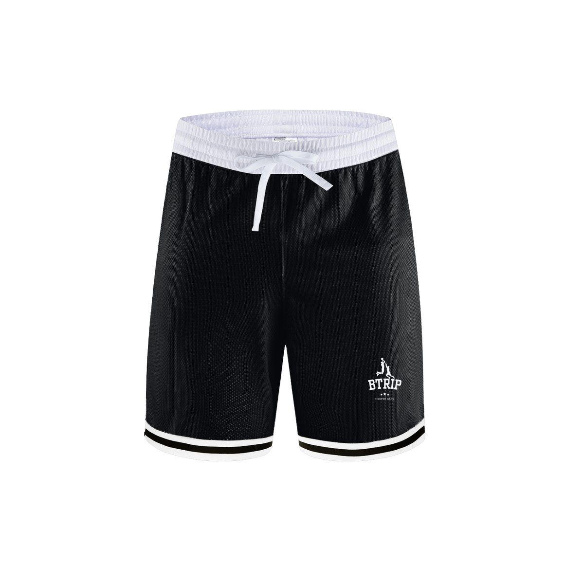 HOOPER GANG | The Stripe Trim Basketball Shorts