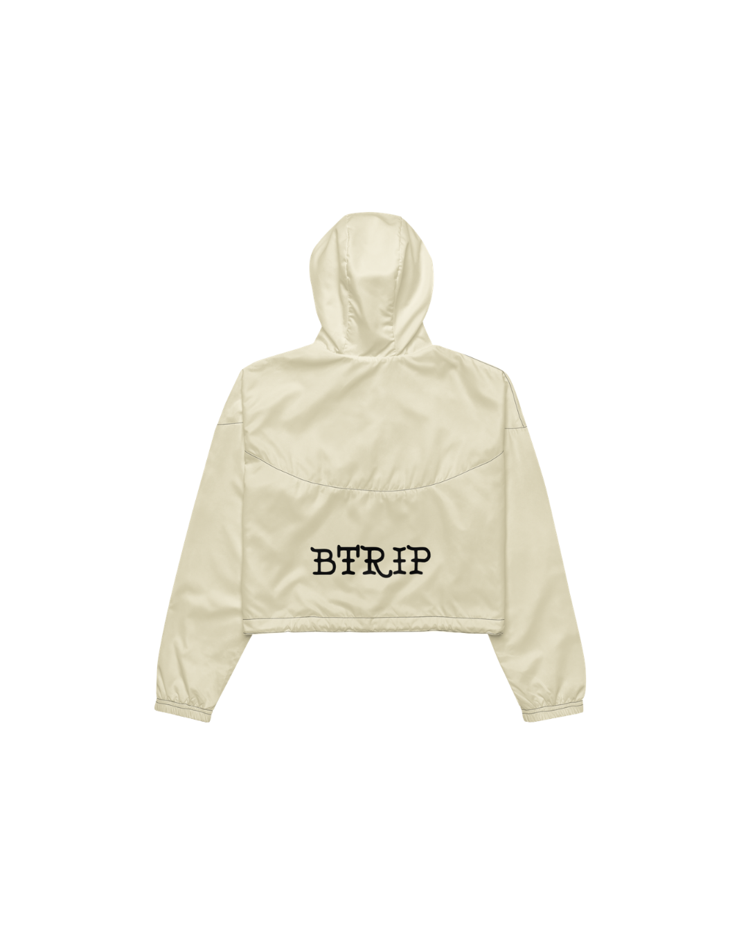 BTRIP Cropped Windbreaker - Beige