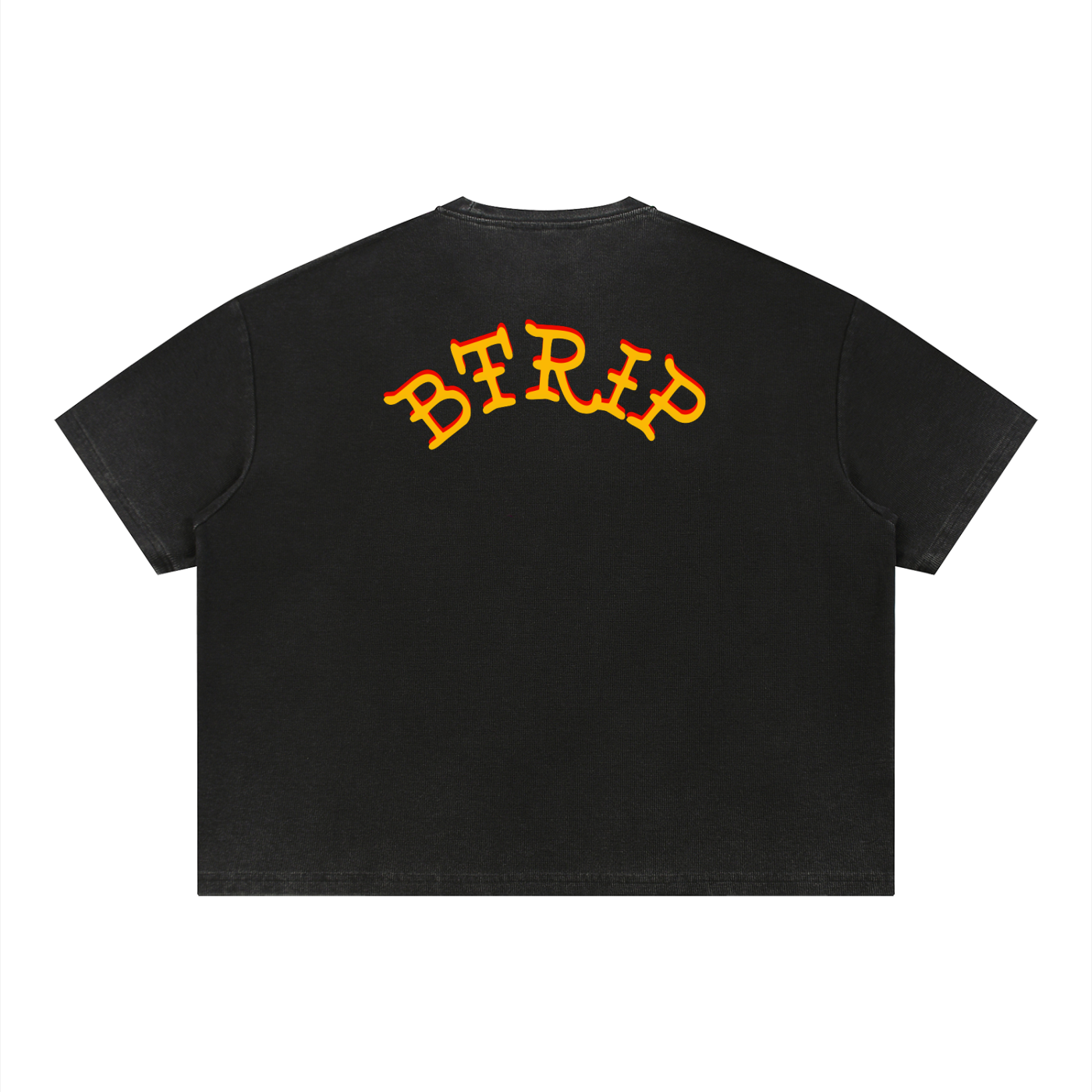 NOT VFRVID - Unisex Vintage Wash Sunfade Boxy Waffle T-Shirt
