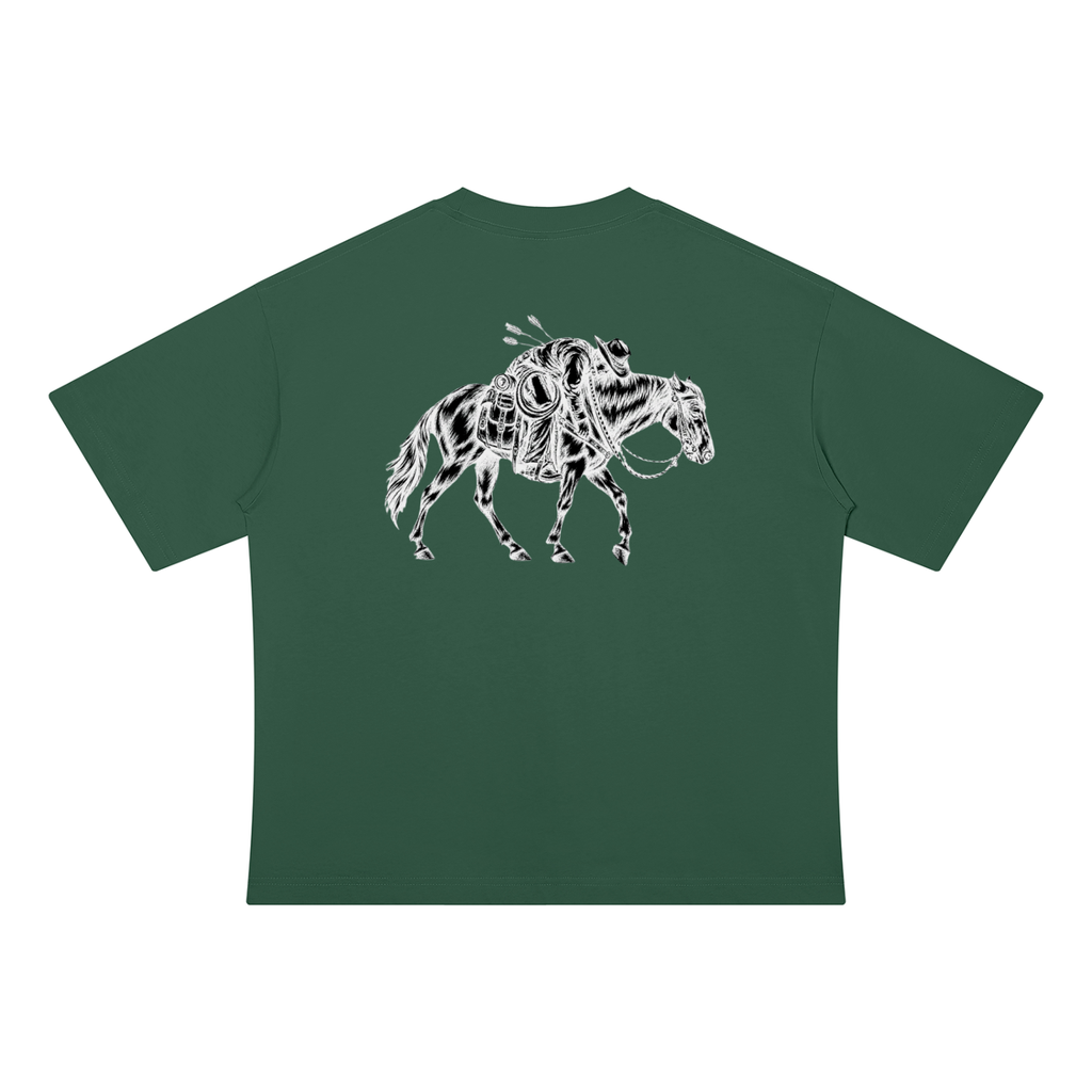 MAN DOWN INVERTED | Unisex Drop Shoulder Cotton T-Shirt
