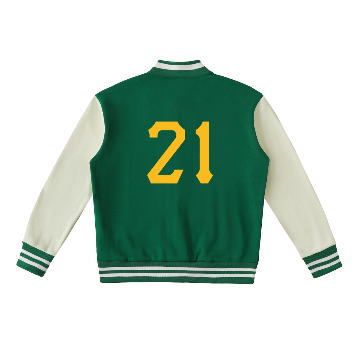 PIRVTES - Two-Tone Fleeced Varsity Jacket