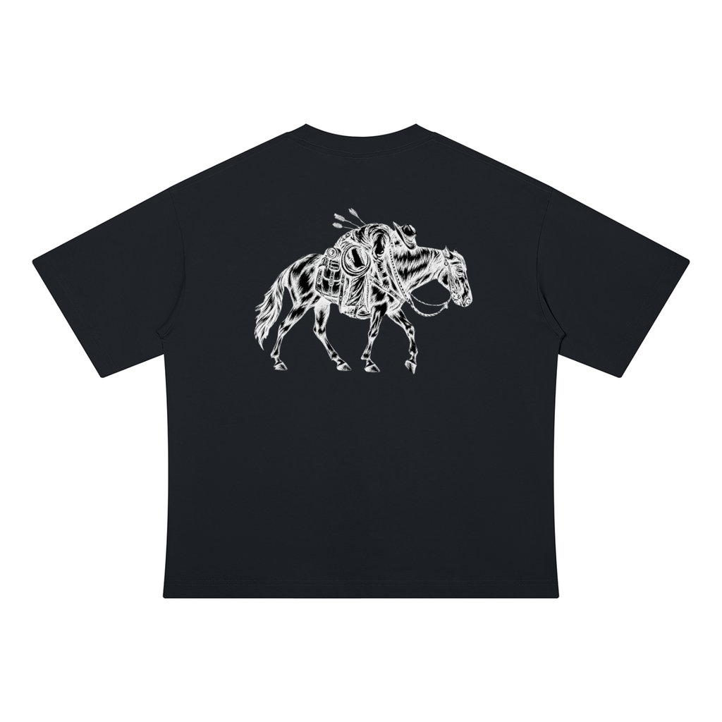 MAN DOWN INVERTED | Unisex Drop Shoulder Cotton T-Shirt