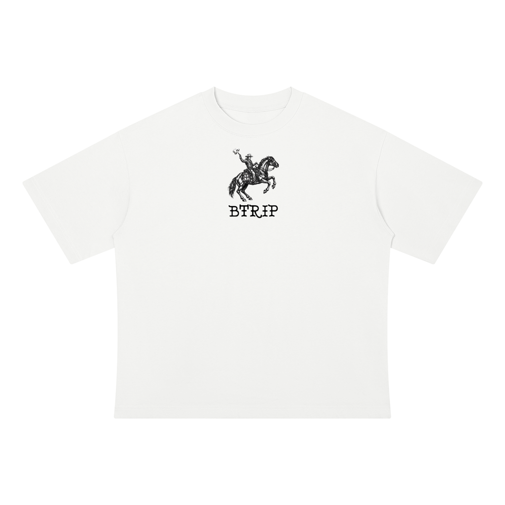 MAN DOWN | Unisex Drop Shoulder Cotton T-Shirt