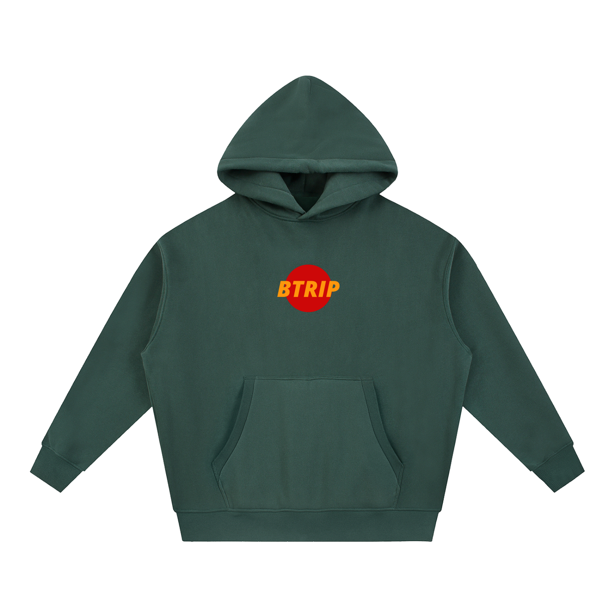 UNBREVKVBLE RED | The Essential Oversized Boxy Fleece Hoodie
