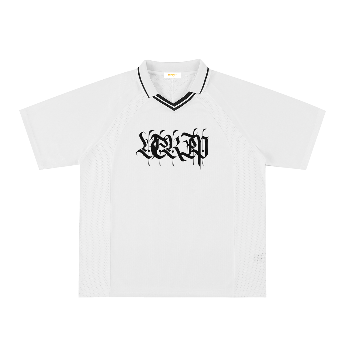 Striped V-Neck Soccer Jersey
