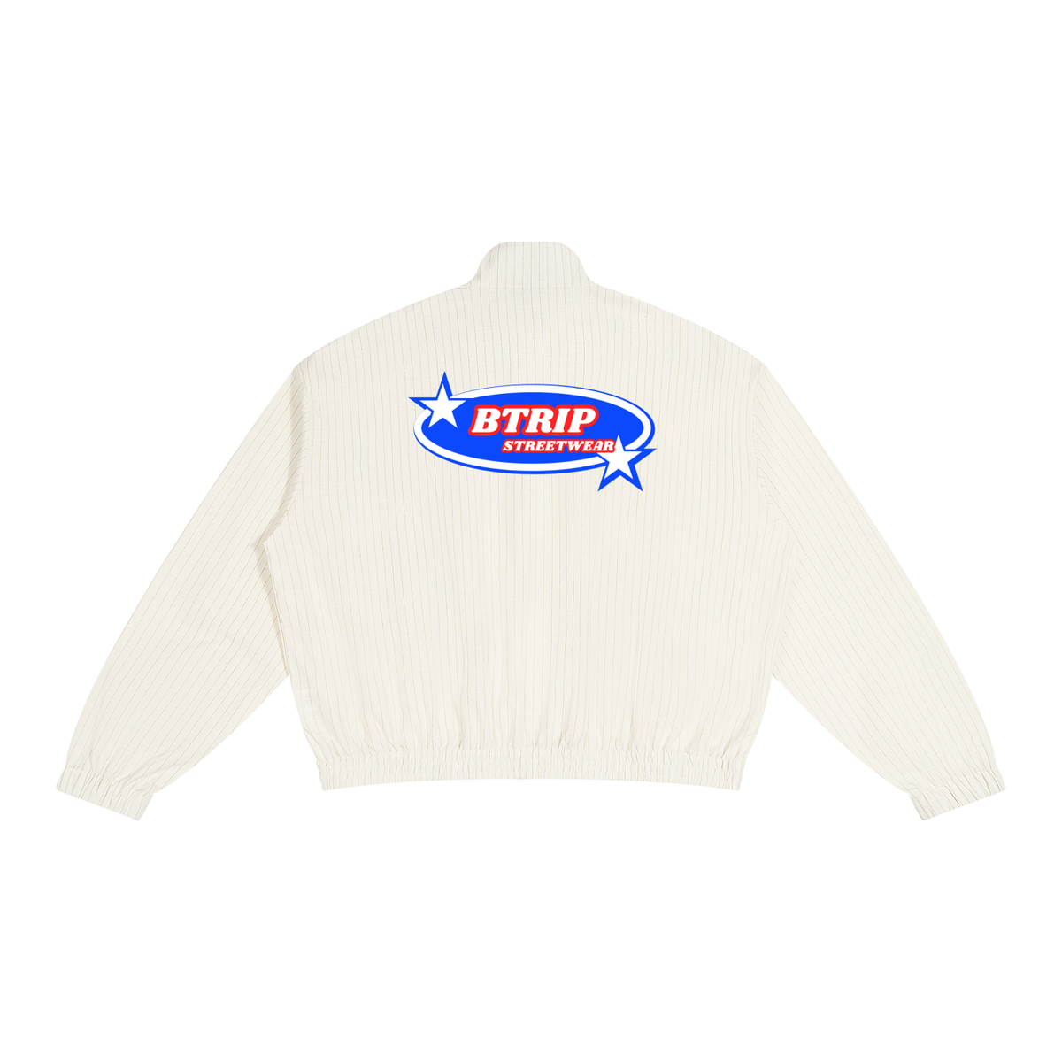 BTRIP STREETWEAR | Unisex Striped Full-Zip Track Jacket