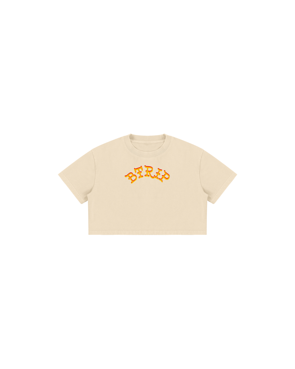 BEACH MELV Mineral Wash Crop Tee
