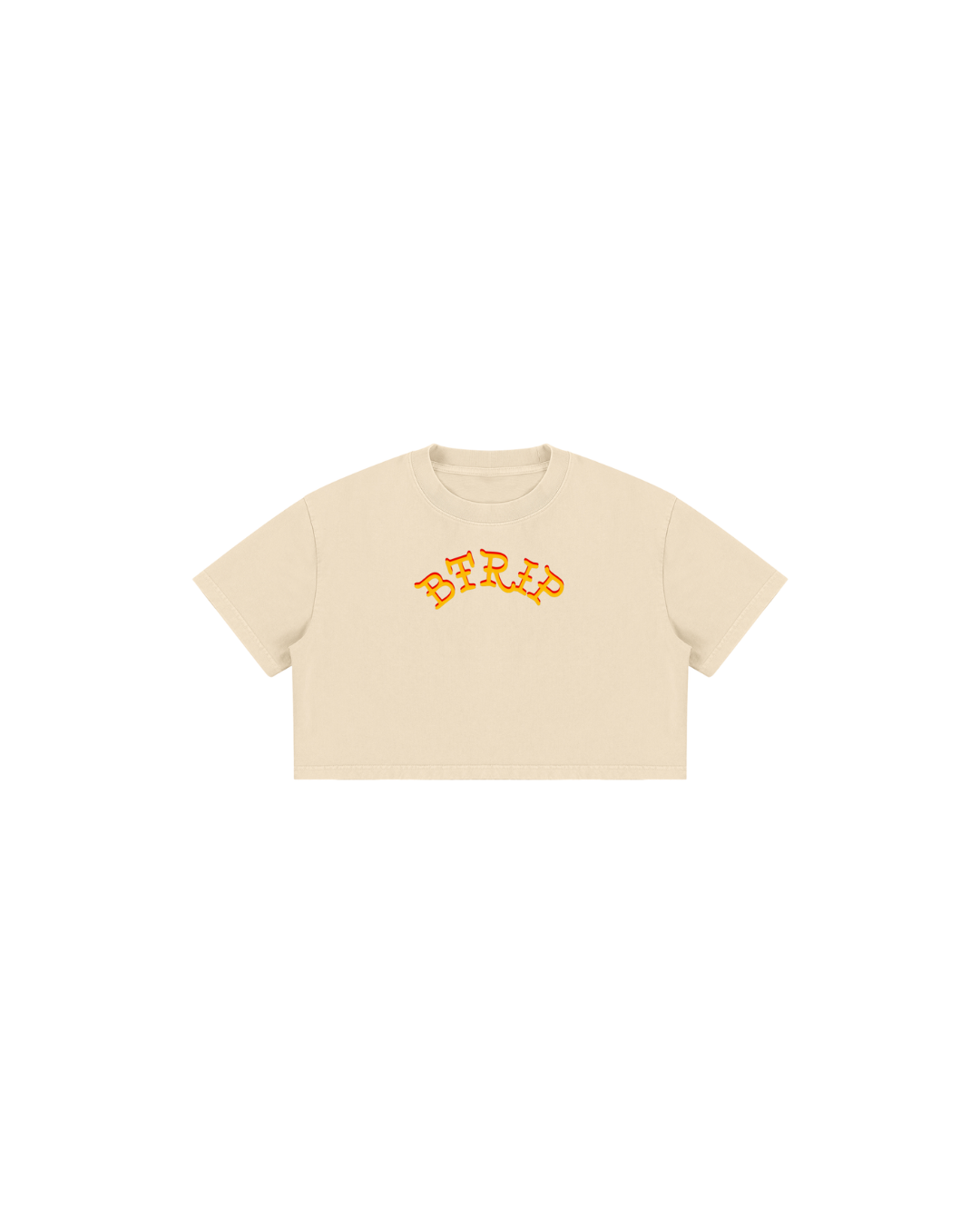 BEACH MELV Mineral Wash Crop Tee