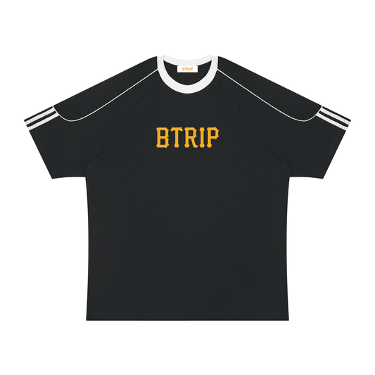 PIRVTES - Unisex Raglan Color Block T-Shirt