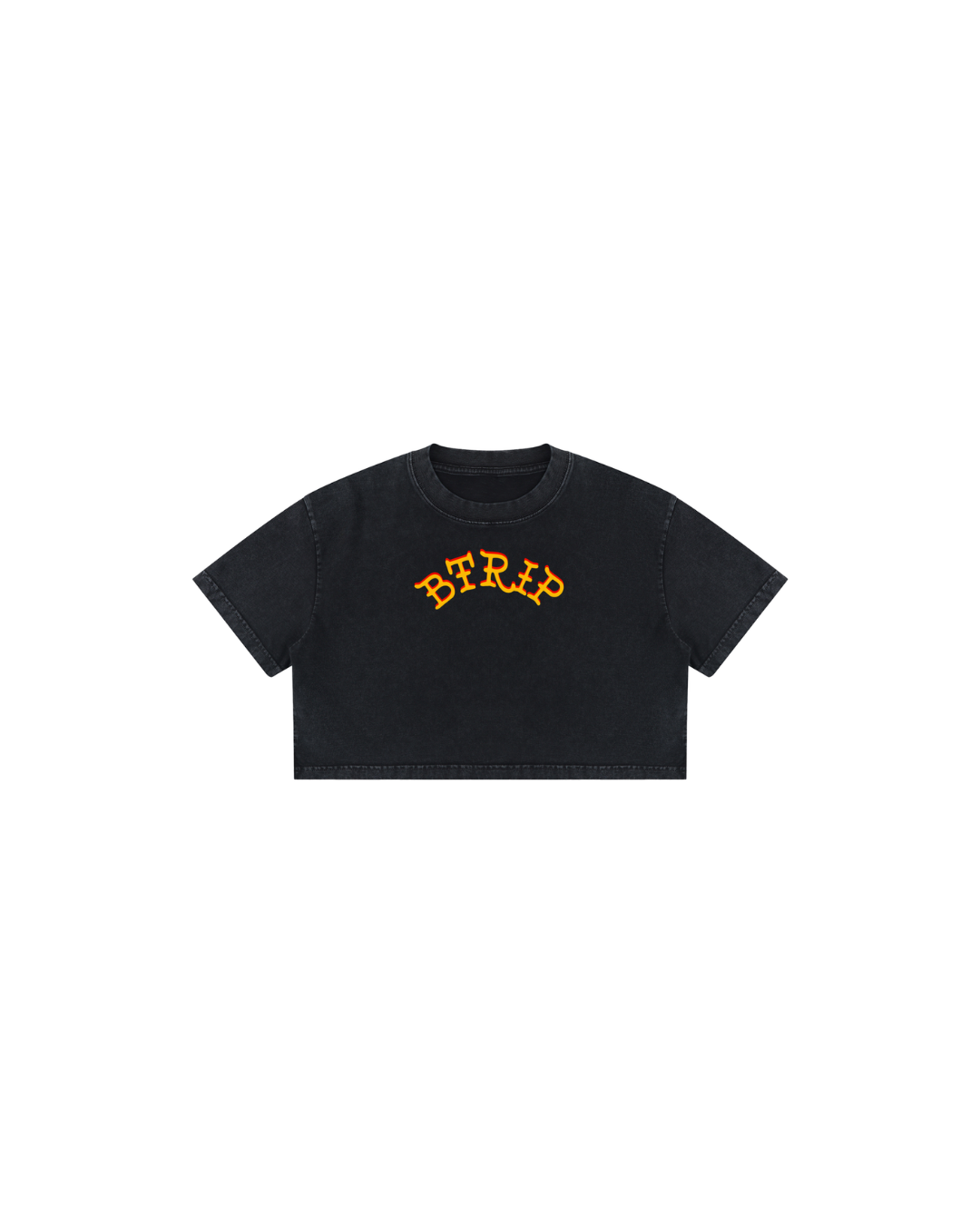 BEACH MELV Mineral Wash Crop Tee