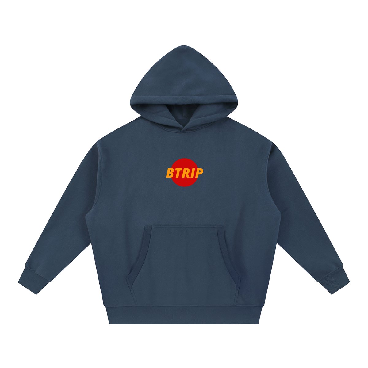 UNBREVKVBLE RED | The Essential Oversized Boxy Fleece Hoodie