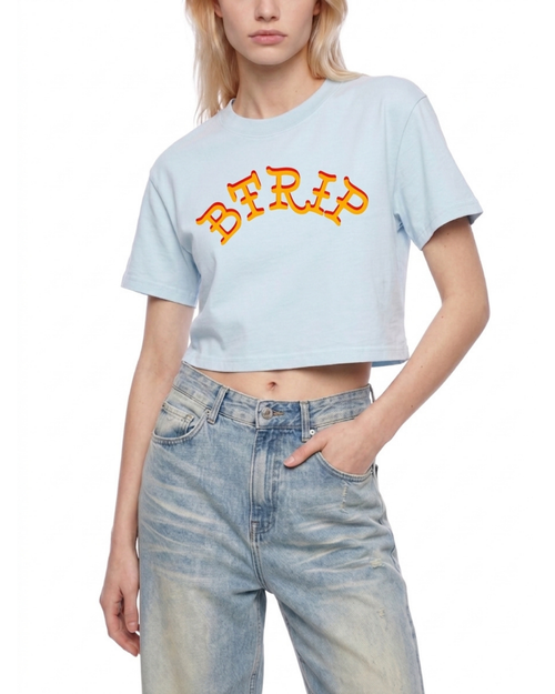 BEACH MELV Mineral Wash Crop Tee