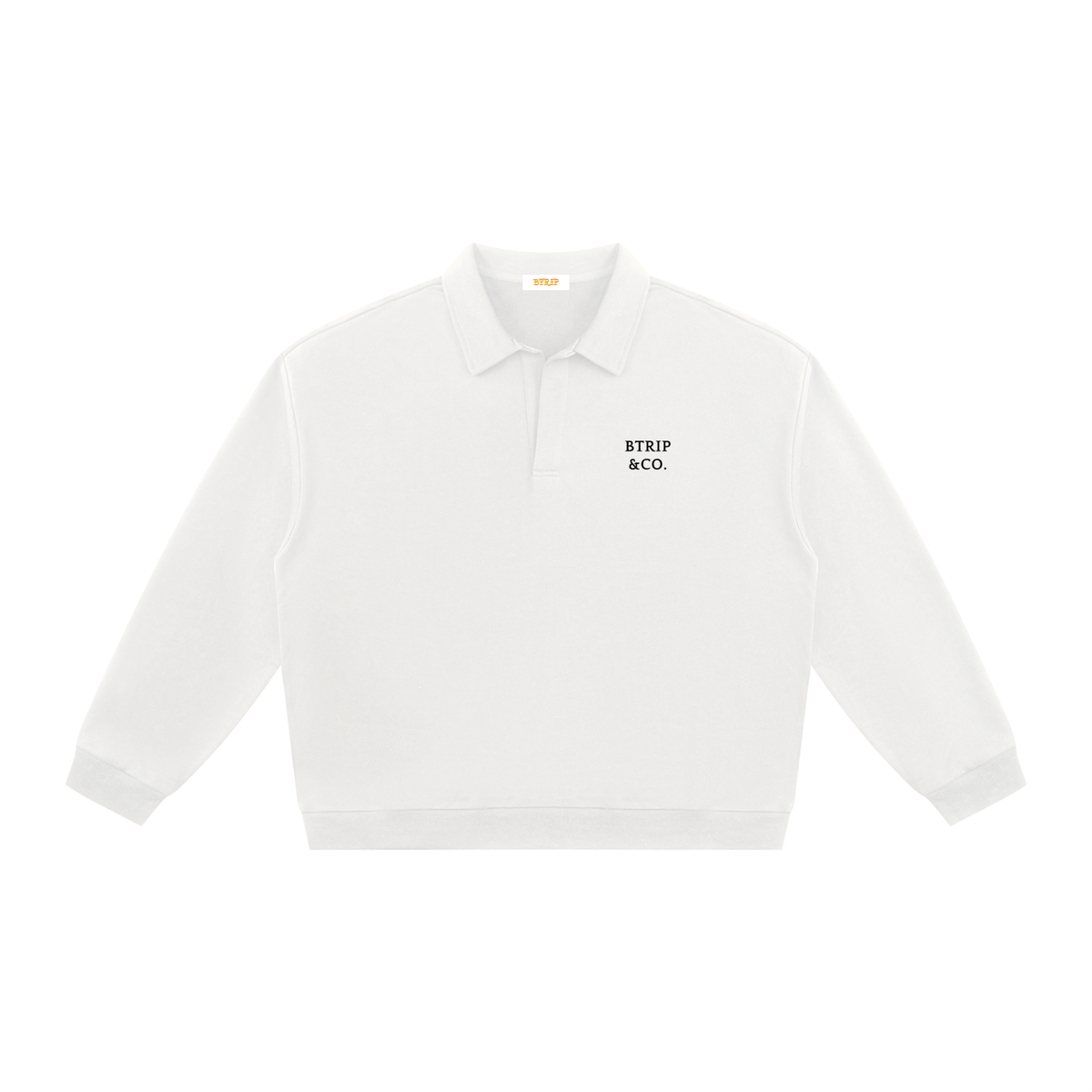Unisex Oversized Collared Sweatshirt