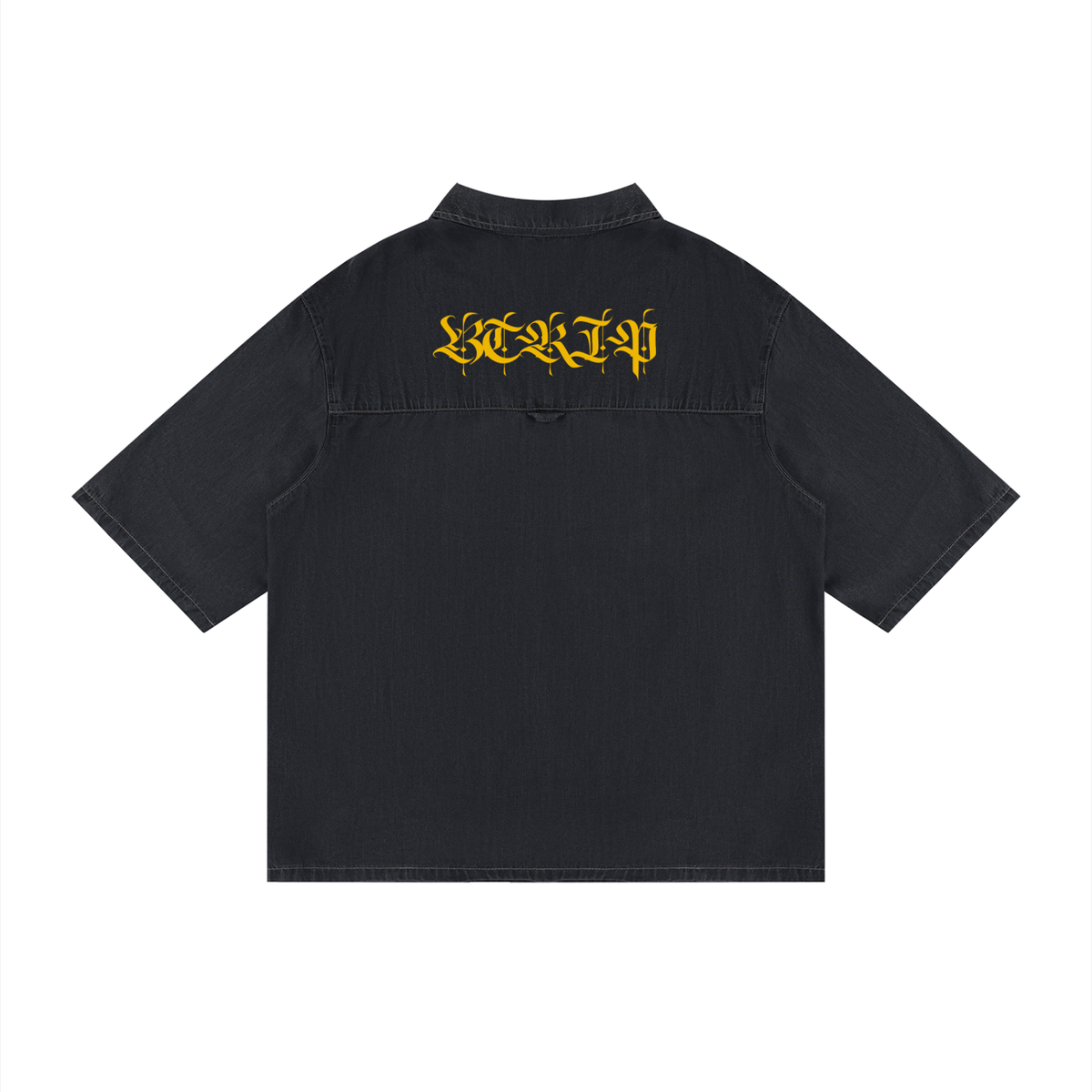 Unisex Vintage Wash Drop Shoulder Lyocell Shirt