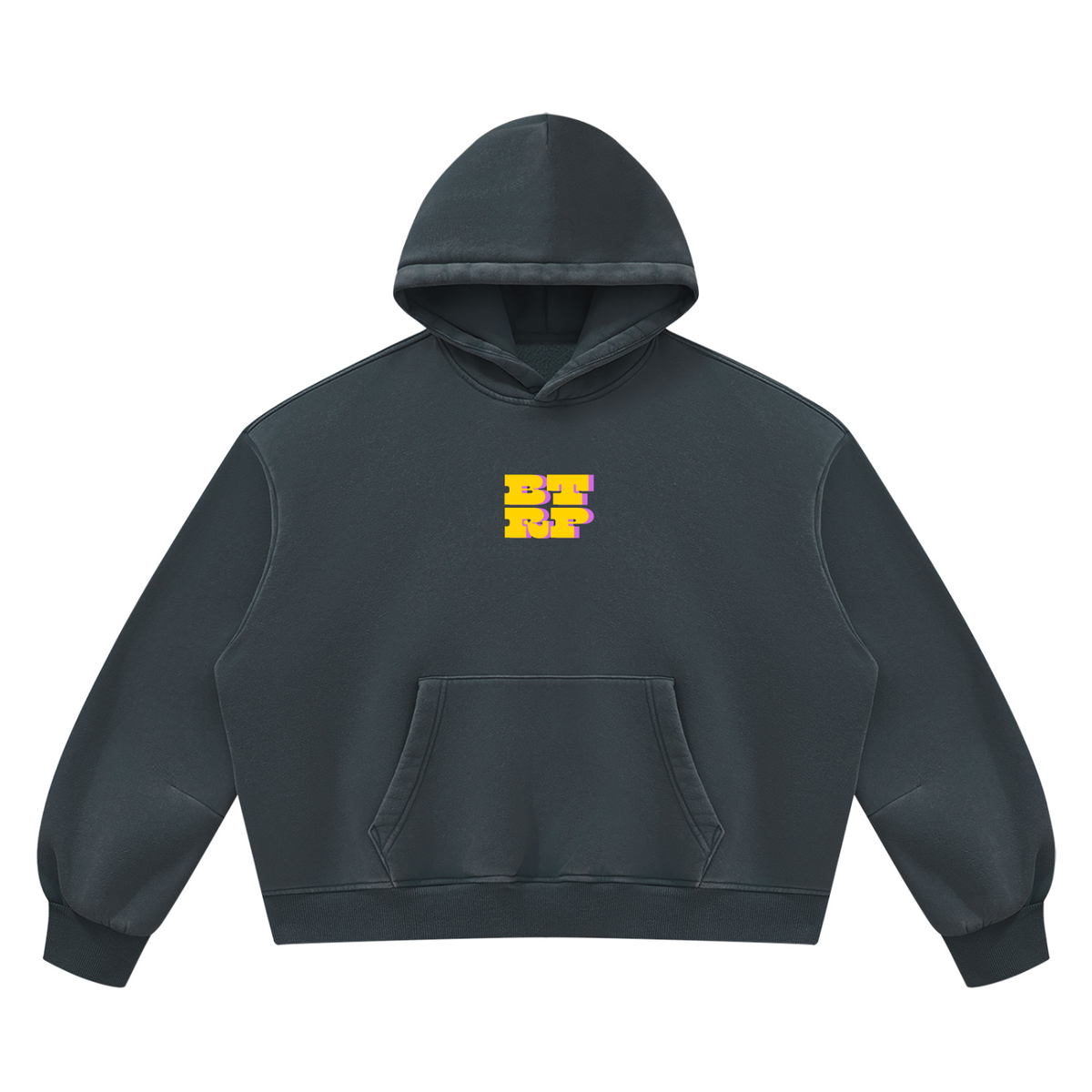 UNBREVKVBLE BTRP - Unisex Vintage Wash Boxy Fleece Hoodie