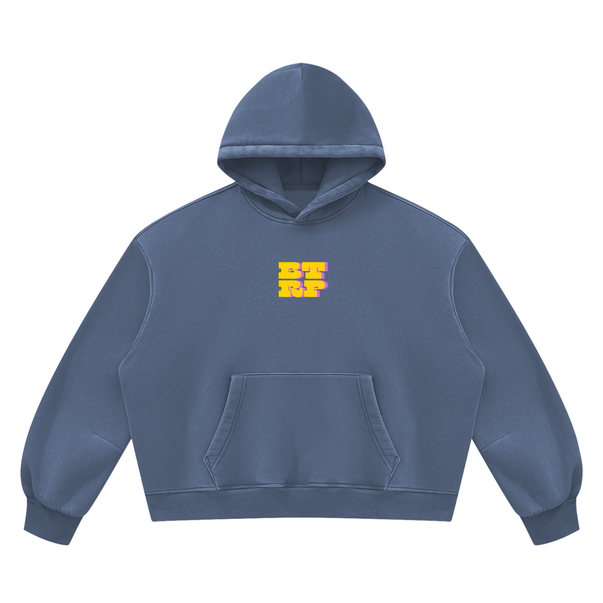 UNBREVKVBLE BTRP - Unisex Vintage Wash Boxy Fleece Hoodie