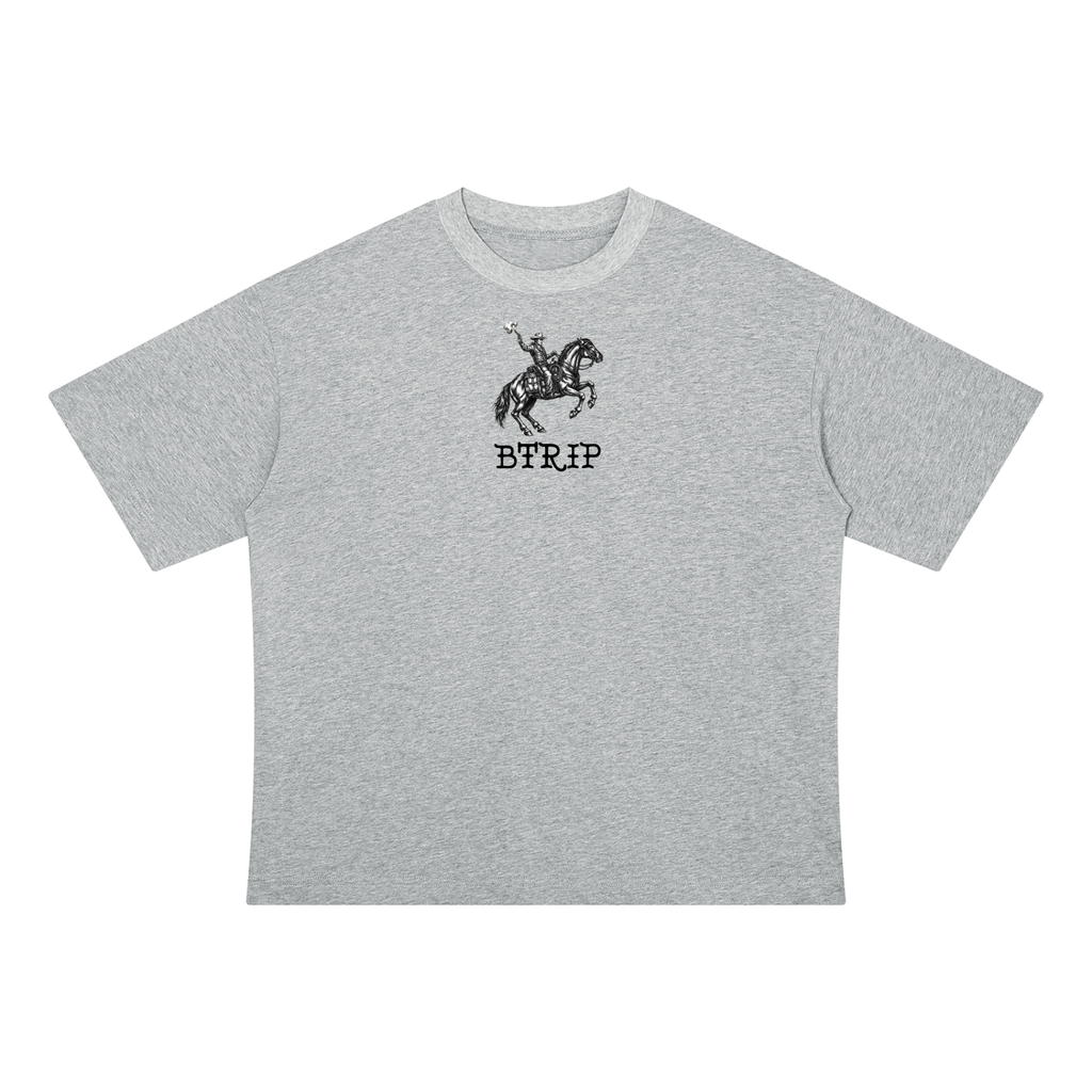 MAN DOWN | Unisex Drop Shoulder Cotton T-Shirt