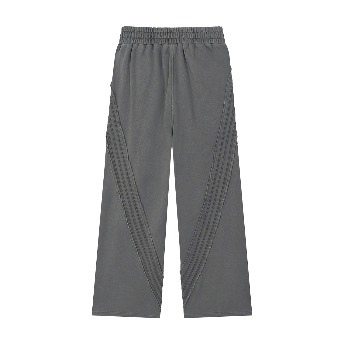 MOON - Snow Washed Tape Raw Edge Sweatpants