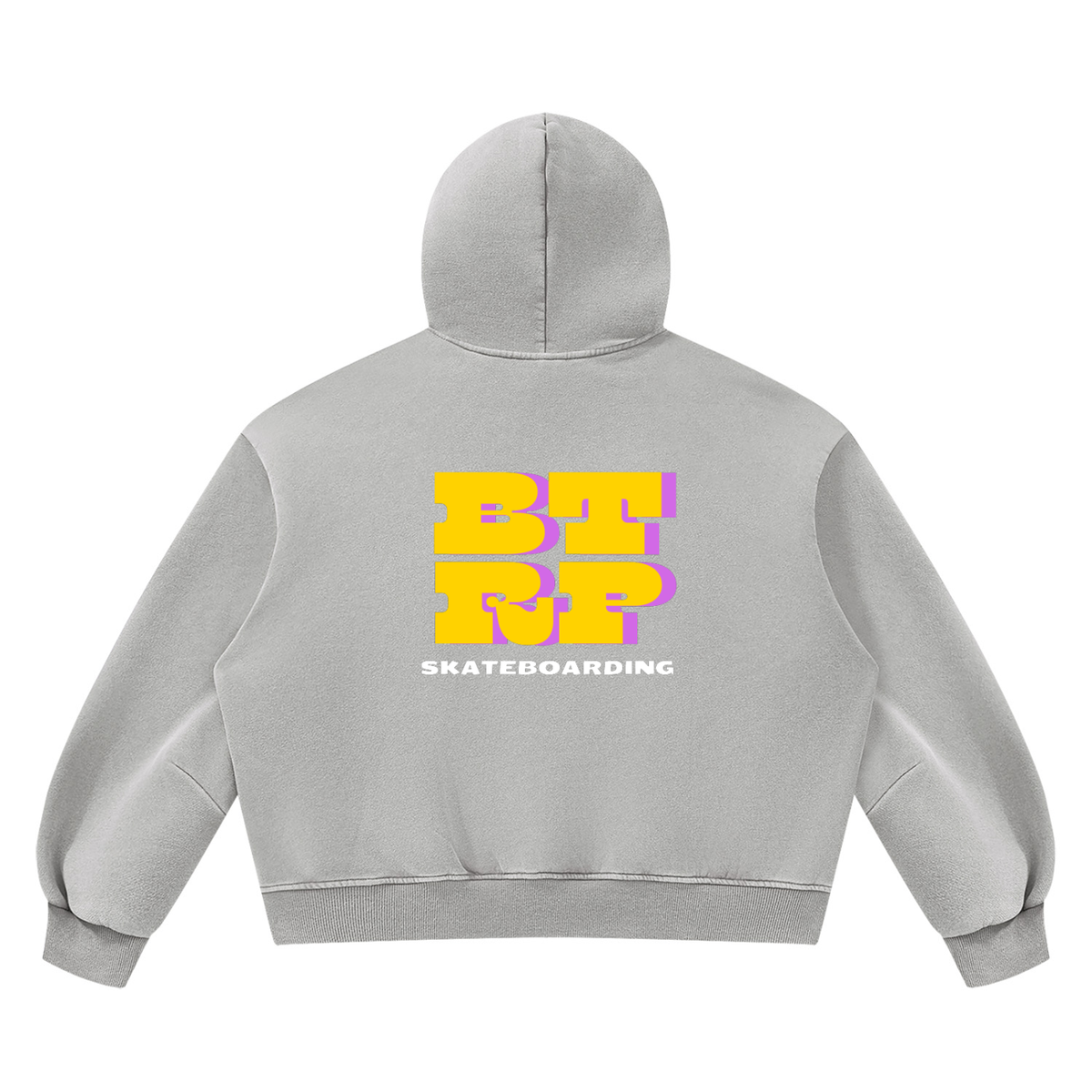 UNBREVKVBLE BTRP - Unisex Vintage Wash Boxy Fleece Hoodie