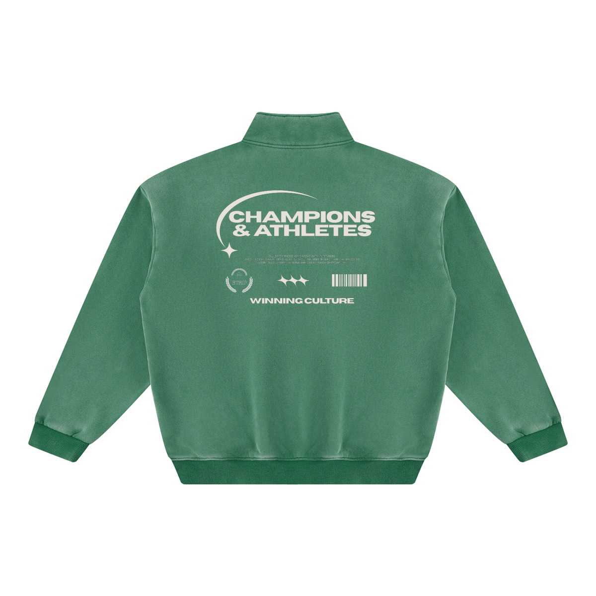 C&A | The Vintage Wash Half-Zip Fleece Sweatshirt