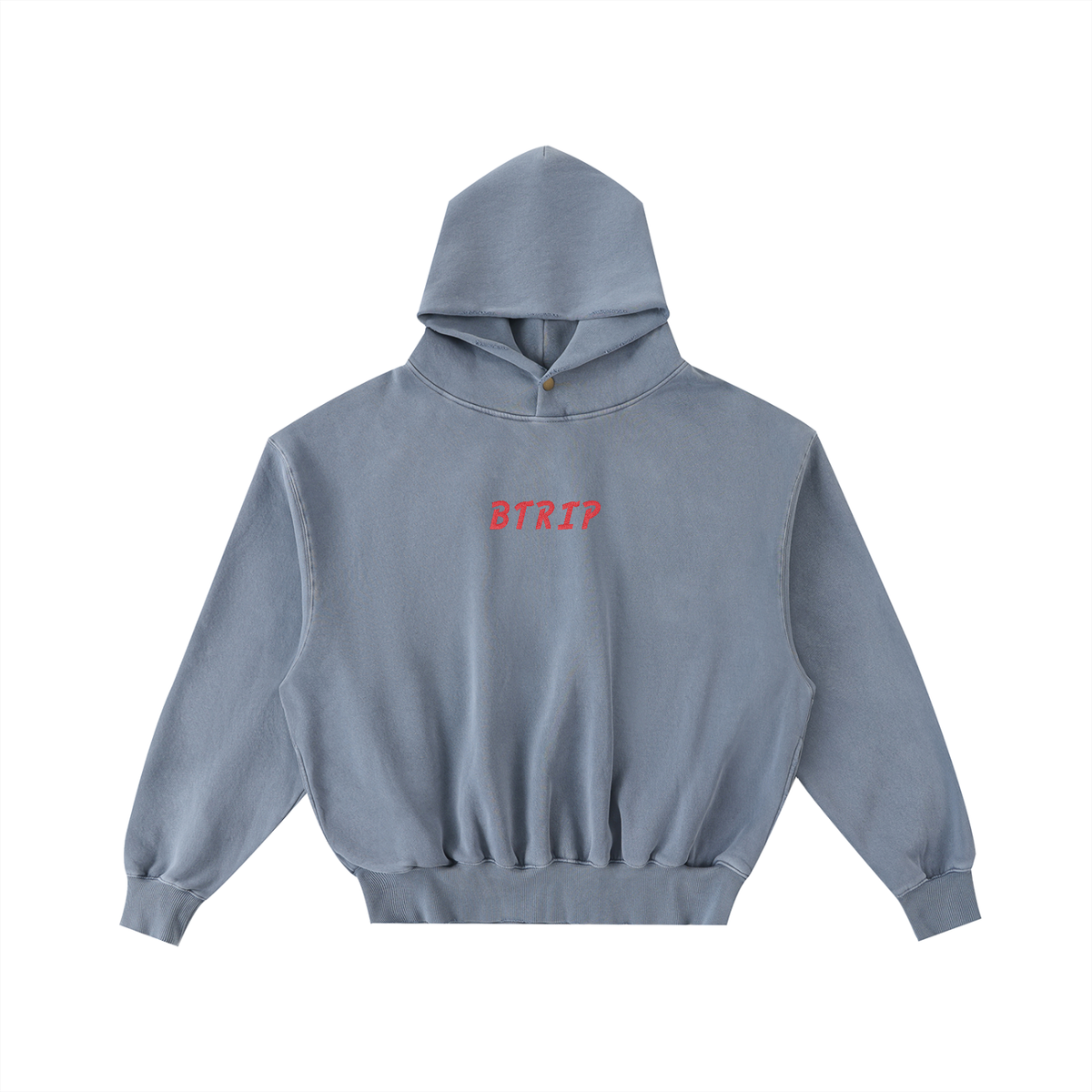 SKY - Frayed Enzyme Washed Fleece Hoodie
