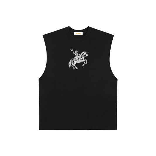 MVN UP & DOWN | The Raw Edge Cotton Tank Top