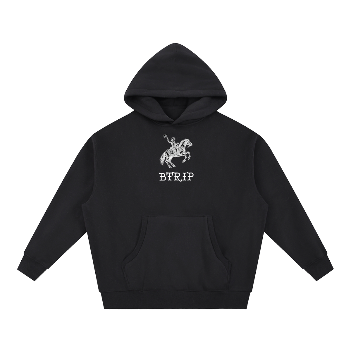 MVN UP & DOWN | The Essential Oversized Boxy Fleece Hoodie