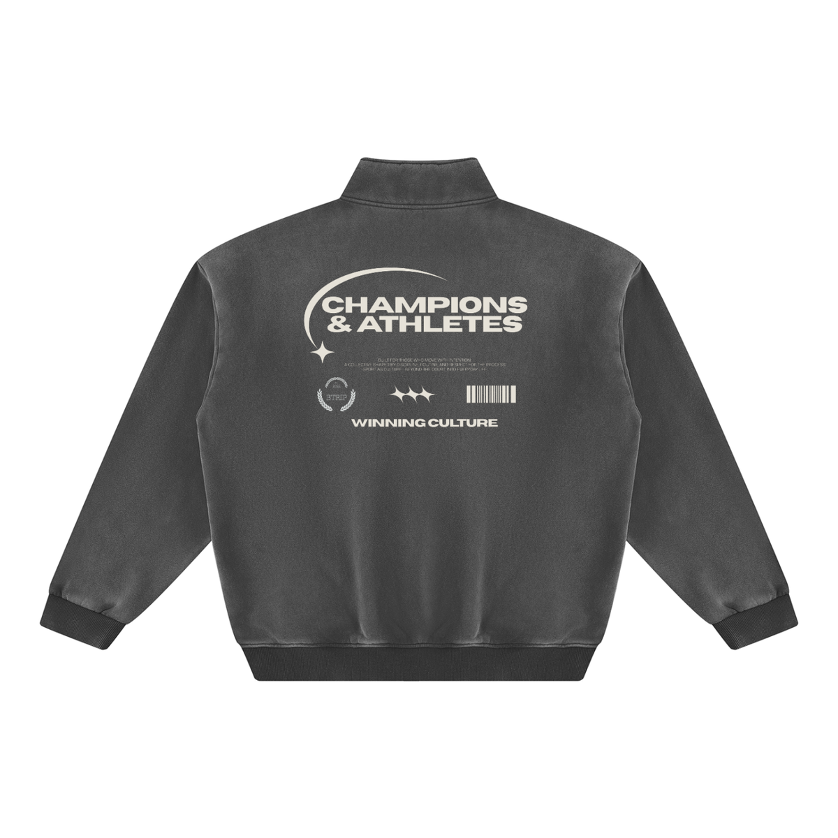 C&A | The Vintage Wash Half-Zip Fleece Sweatshirt