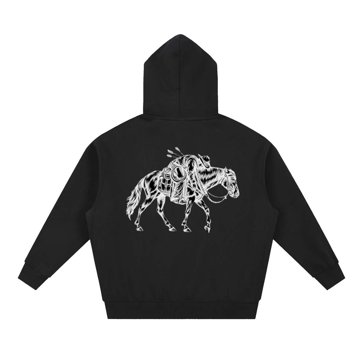MVN UP & DOWN | The Essential Oversized Boxy Fleece Hoodie