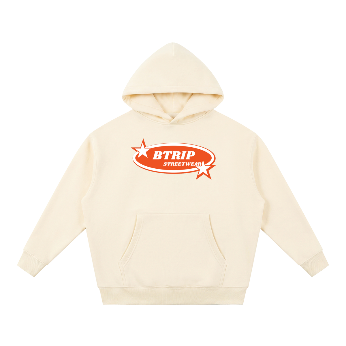 BTRIP STREETWEAR | Essential Oversized Boxy Fleece Hoodie
