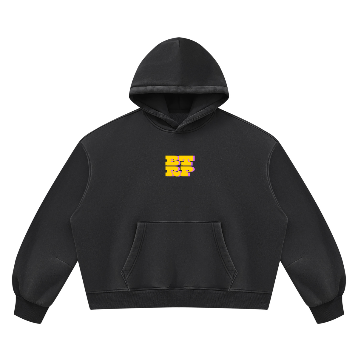 UNBREVKVBLE BTRP - Unisex Vintage Wash Boxy Fleece Hoodie