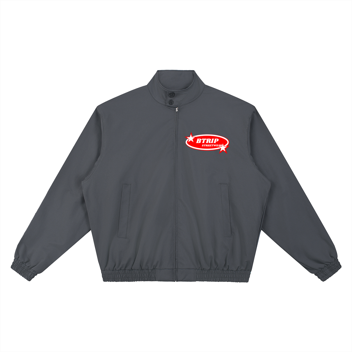 BTRIP STREETWEAR | Unisex Stand Collar Bomber Jacket