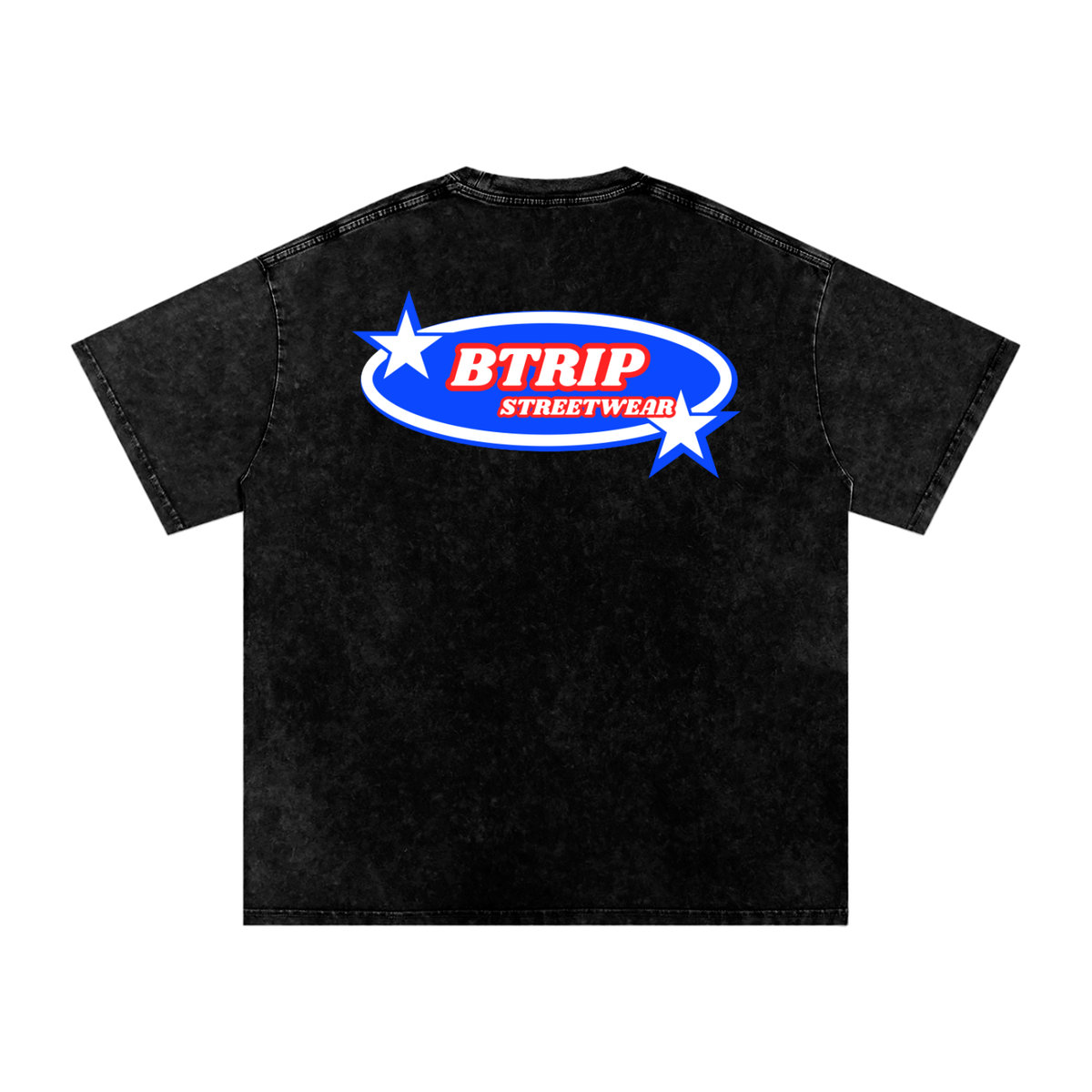 BTRIP STREETWEAR | Snow Washed Oversized Cotton T-Shirt