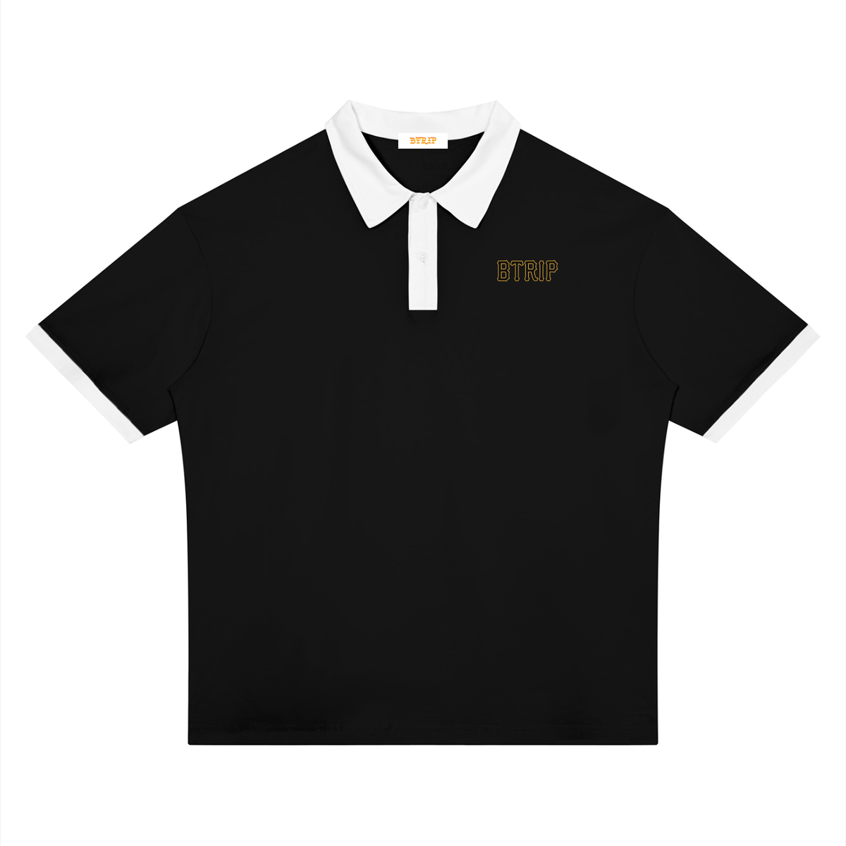 PIRVTES - Unisex Color Block Polo Shirt