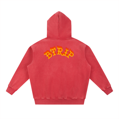SUAGM -  Oversize Washed Fleece Hoodie
