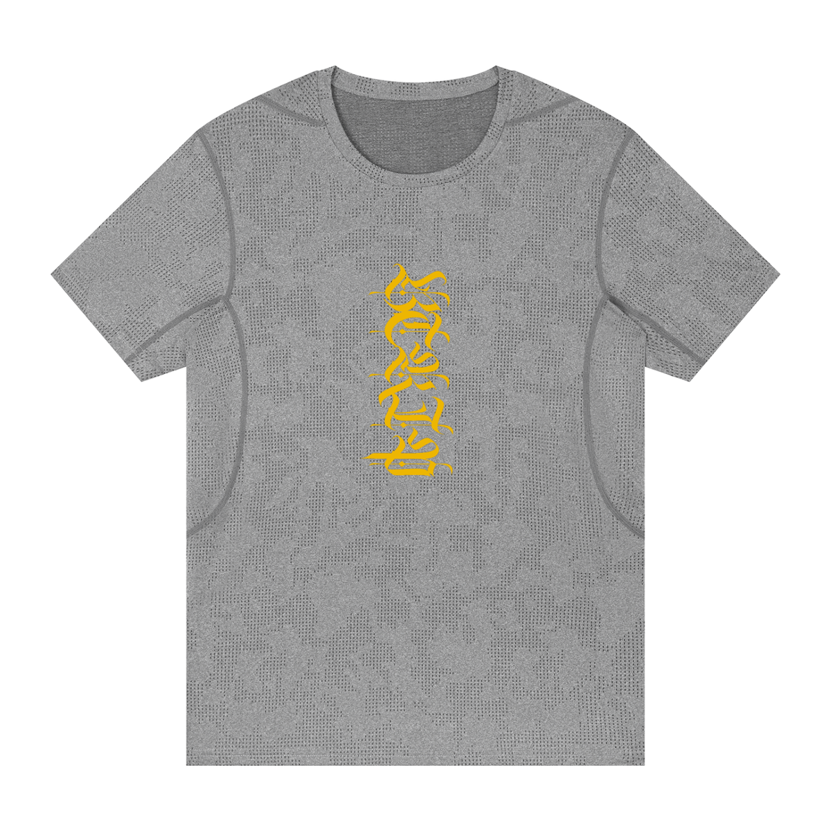 MELLOW | Men's Jacquard Slim Mesh T-Shirt